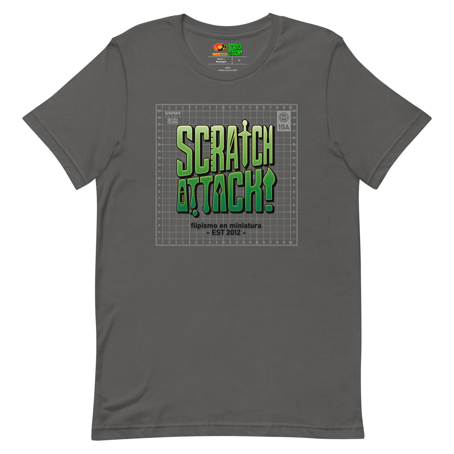SCRATCH ATTACK - Camiseta "DE CORTE" - Gris