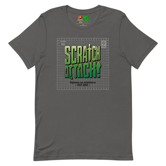 SCRATCH ATTACK - Camiseta "DE CORTE" - Gris